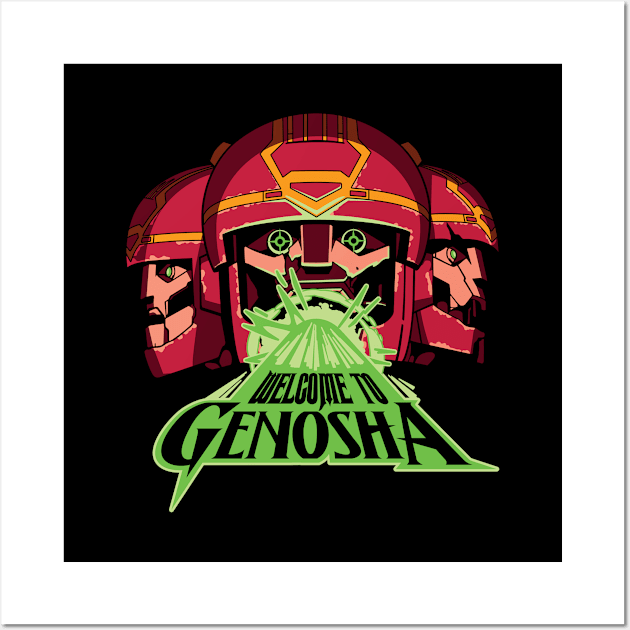 Welcome to Genosha (Sentinels) Wall Art by Scruffy Designer